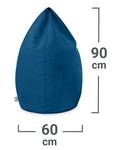 Pouf "Drop" 60x60x90cm - 220L Bleu