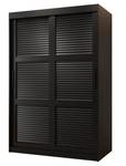 ARMOIRE À PORTES COULISSANTES ZALUZJA Largeur : 120 cm - Noir