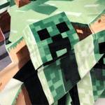 Decke Minecraft Textil - 160 x 200 x 1 cm