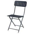 Lot de 2 chaises pliantes Sande Noir