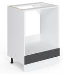 Meuble pour four R-Line 29259 Anthracite - Blanc