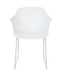 Fauteuil de table Tango Matière plastique / Acier - Blanc