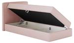 Boxspringbett MITTO CONTI Pink - Breite: 80 cm - H3