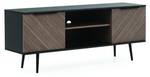 TV-Kommode Pabllo Schwarz - Braun - Holzwerkstoff - 150 x 60 x 41 cm