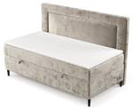 Boxspringbett Demi Beige - H3 - Tiefe: 100 cm