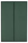 Set de 2 coussins muraux Carpino Vert foncé - Nombre de pièces dans le lot : 2