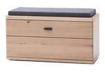 Garderobenbank Burgos 1 Braun - Holzart/Dekor - Holz teilmassiv - 90 x 47 x 38 cm