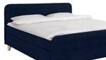 Nordic Box Boxspringbett TSV Indigoblau - Nachtblau - Breite: 202 cm - H2 / H3