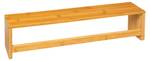 Handtuchhalter mit Ablage, Bambus Braun - Bambus - 10 x 14 x 57 cm