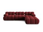 modulares Sofa BELLIS 4 Sitzplätze Rubinrot