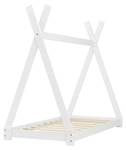 Lit de Tipi Onejda pour Enfant Blanc - 160 x 150 x 80 cm