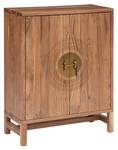 Highboard JILING Braun - Massivholz - 35 x 101 x 80 cm