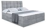 Boxspringbett APO Grau - Breite: 180 cm - H4