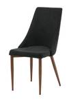 Chaise de salle à manger Leone lot de 2 Noir