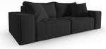 modulares Sofa MIKE 3 Sitzplätze Schwarz