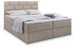 Boxspringbett ARINOS Beige - Breite: 160 cm