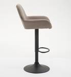 Tabouret de bar Braga Taupe - Noir