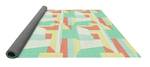 Pastell Outdoor-Teppich-Patch