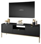 TV-Schrank CORTADO GOLD RTV154 Schwarz