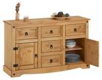 Sideboard SALSA Braun - Massivholz - Holzart/Dekor - 125 x 76 x 40 cm