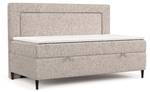 Boxspringbett Demi Braun - H2 - Tiefe: 100 cm