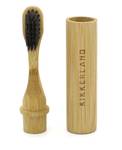 Brosse à dents en bambou On-the-Go Marron - Bambou - 15 x 2 cm