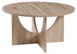 Table basse de salon Rindal Marron - Bois manufacturé - 80 x 42 x 80 cm