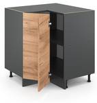 Eckschrank R-Line 34892 Anthrazit - Sonoma Eiche Trüffel Dekor