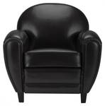 Fauteuil Club Noir