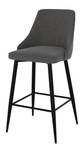 Tabouret de bar Pipo (Lot de 2) Gris