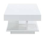 Table basse extensible ARAMIS Blanc - Bois manufacturé - 60 x 35 x 120 cm