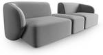 modulares Sofa SHANE 2 Sitzplätze Grau