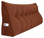 Coussin cunéiforme pour dossier Marron foncé - 200 x 50 cm