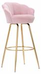 Barhocker Pink - Metall - 55 x 110 x 53 cm