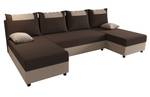 Ecksofa STARI-U Beige - Braun