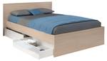 Bettrahmen VELONA Beige - Holzwerkstoff - 193 x 82 x 164 cm