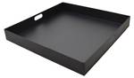 Tablett Tray Schwarz - Metall - 60 x 7 x 60 cm