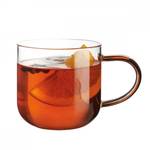 Mug en verre Coppa Marron