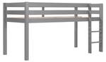 Lit mezzanine PINO LB005 Gris - 105 x 114 x 210 cm