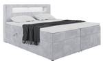 Boxspringbett Aspin Hellgrau - Breite: 120 cm - H3