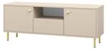 Meuble tv VENUS RTV137 2D1D Beige - Bois manufacturé - Matière plastique - 137 x 53 x 40 cm