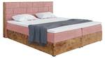 Boxspringbett Lofty 9 Rosé - Breite: 129 cm - H3