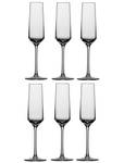 Champagnerglas Pure/Belfesta 6er Set Naturfaser - 2 x 26 x 8 cm