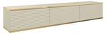 TV-Lowboard ORIS Beige - Gold