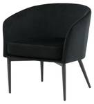 Fauteuil FLUFFY AC 1NOS Noir - 83 x 112 cm