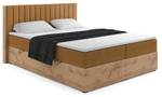 Boxspringbett LOLLY3 Gelb - Breite: 169 cm - H4