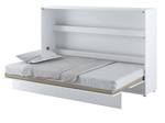 Schrankbett BED CONCEPT 211x46-148x137 Hochglanz Weiß - Weiß