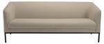 Canapé 3 places tissu polyester Beige - Textile - 71 x 73 x 182 cm