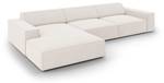 Ecksofa JODIE 4 Sitzplätze Beige