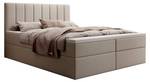 Boxspringbett ALLEN mit Bettkasten Graubraun - Breite: 160 cm - H3